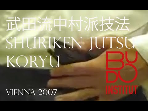 Shuriken Koryu 武田流中村派技法 - the first time in Europe