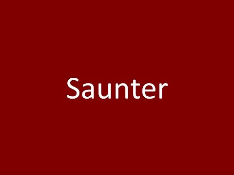 Saunter