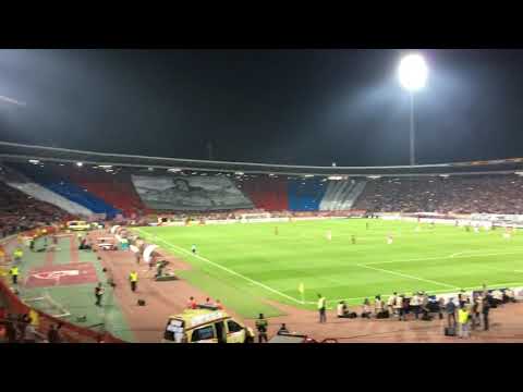 Red Star Belgrade Away With Arsenal 19/10/17 UEFA Cup