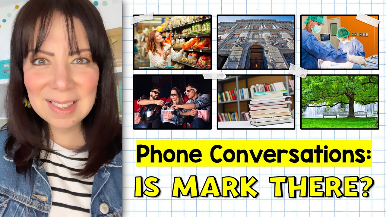 Conversaciones Telefónicas en Inglés | Verbo To Be Negativo | Lugares de la Ciudad