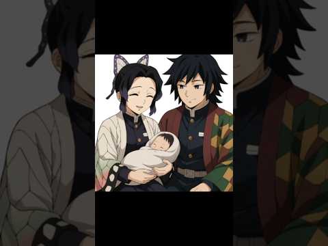 When Giyu And Shinobu Have a Child 🤗#demonslayer #kny #ytshorts