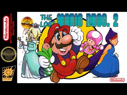 The Lost Mario Bros 2 - Hack of Super Mario Bros. 2 [NES] Longplay