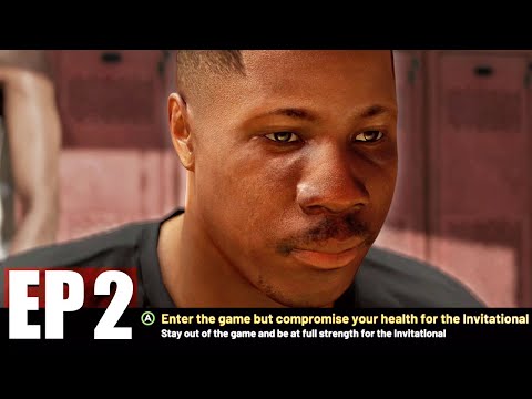 NBA 2K21 My Career | PLAYING THROUGH INJURY! Paint Beast Best Build Gameplay Ep 2