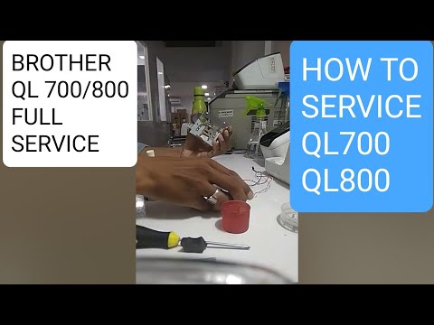 HOW TO SERVICE BROTHER QL 700/800 LABEL PRINTER ! BROTHER QL 700/800 PRINTER SERVICE STEP BY STEP
