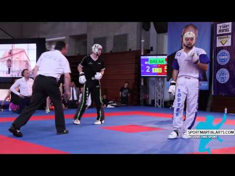 Desmond Leonard v Zsolt Moradi - Grand Champion Semi Final - 2015 BESTFIGHTER WAKO World Cup