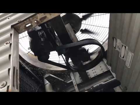 cooling tower fan motor replaced