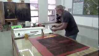 preview picture of video 'Dan Welden - Solarplate at Guanlan International Printmaking Base'