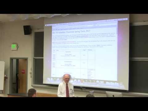 #1 Biochemistry Lecture (Introduction) from Kevin Ahern's BB 350