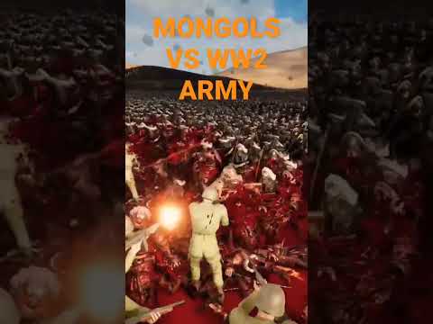 Genghis khan Army vs Ww2 soldiers #games #ytshorts #ytshortsindia  #realistic #shorts #shortsvideo