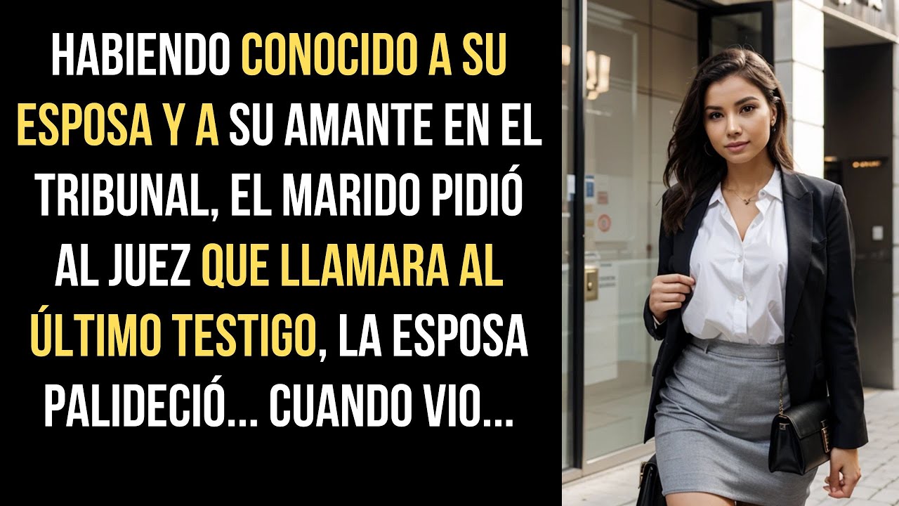 Habiendo conocido a su esposa y a su amante en el tribunal, el marido pidió al juez que llamara