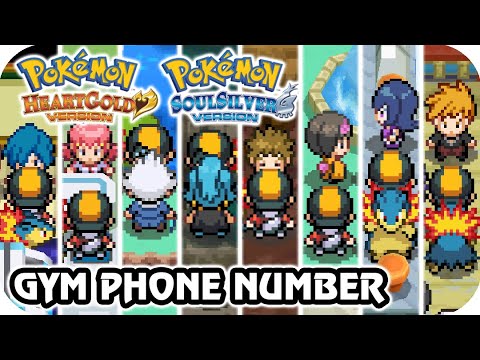 Pokémon HeartGold & SoulSilver - All Gym Leader Rematches Locations (PokéGear)