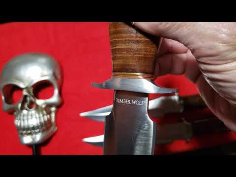 Boker magnum bowie, timber wolf Vietnam fighter and timber wolf 905,