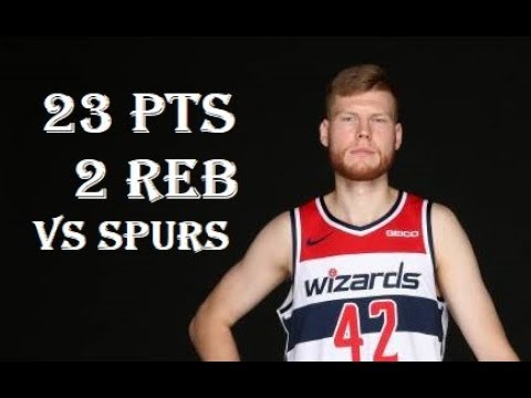 Davis Bertans 23 Pts 2 Reb San Antonio Spurs vs Washington Wizards 2019-20 NBA Season
