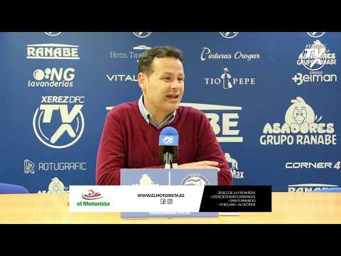 Rueda de prensa Juanmi Puentenueva tras el Xerez Deportivo FC 0 - Puente Genil FC 0