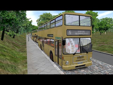 Omsi 2 Addon Berlin-Spandau 1986 - Route 5 U Ruhleben - Nervenklinik (PC)