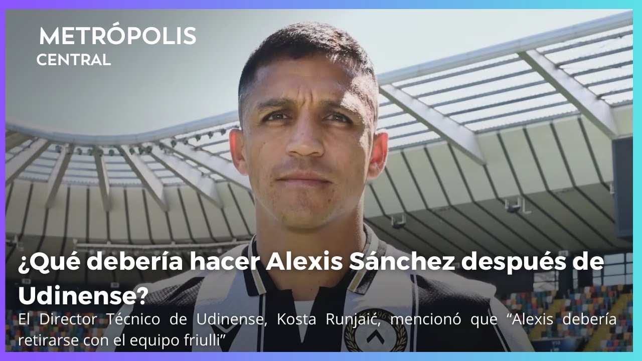 ¿Debe Alexis Sanchéz retirarse del fútbol profesional con Udinense? #MetrópolisCentral