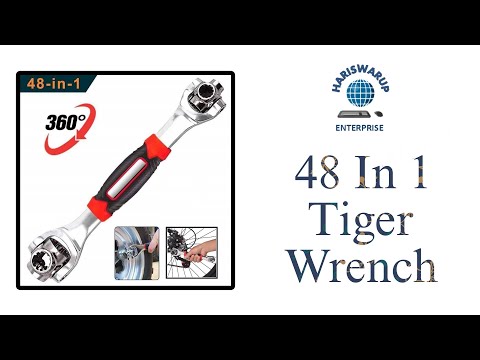 48 in 1 tiger wrench multifunction adjustable universal wren...