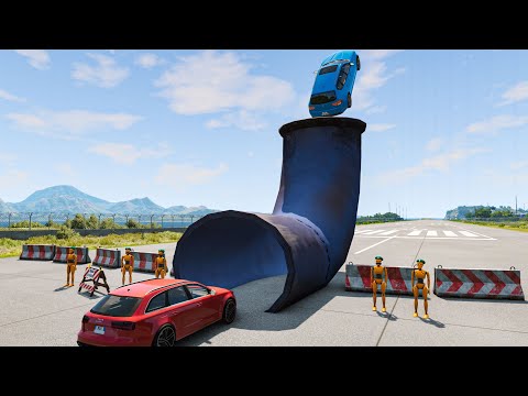 Mobil vs Pipes - BeamNG Drive