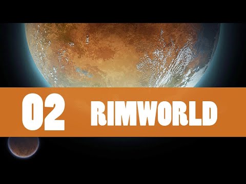 RimWorld Gameplay Let's Play Part 2 (RAIDER ATTACK)