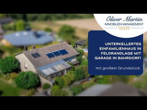 Unterkellertes Einfamilienhaus in Feldrandlage mit Garage in Bahrdorf!
