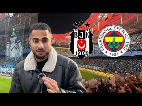 FENER TURNS OUT ISTANBUL DERBY 🤯 CHOREO & INSANE ATMOSPHERE 😍 Besiktas vs. Fenerbahce Stadium Vlo...