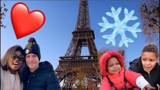 CHRISTMAS IN PARIS! FIRST TIME AS A FAMILY! |VLOGMAS DAY 15