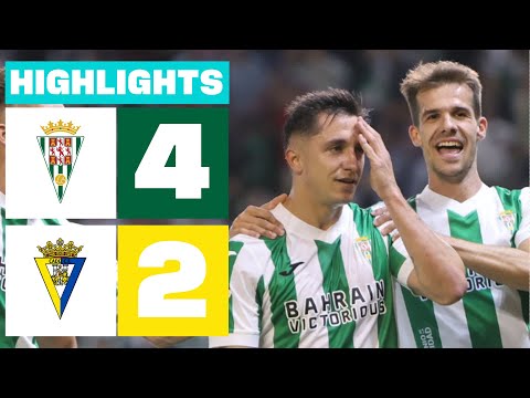 CÓRDOBA CF 4 - 2 CÁDIZ CF I HIGHLIGHTS LALIGA HYPERMOTION