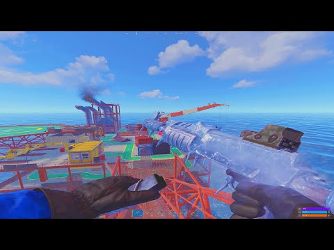 5500 Hour Solo Snowballs In 4 Minutes On Oil Rig - Rust