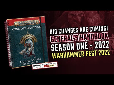 Warhammer Fest 2022 – NEW Age of Sigmar – General's Handbook 2022 Revealed!