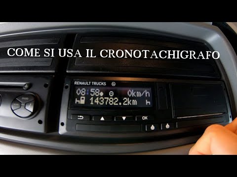 How do you use a tachograph? - RENAULT RANGE T 480 - My trucking life