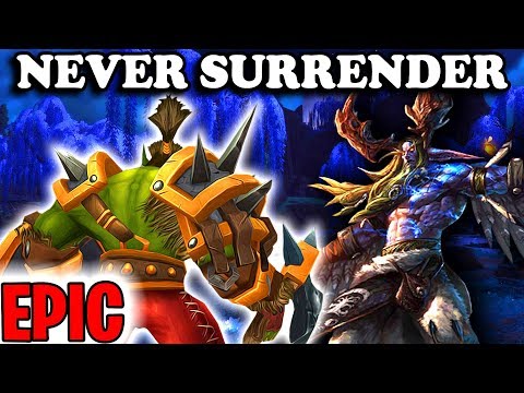 Grubby | "NEVER SURRENDER" | Warcraft 3 | ORC vs NE | Last Refuge