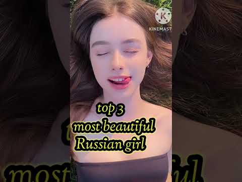 top 3 most beautiful Russian girl in the world