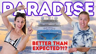 Margaritaville at Sea Paradise Weekend Cruise Vlog - Day 1 - Embarkation, Sail Away, & Fin's Dining