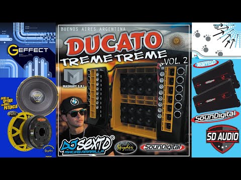 CD - Ducato Treme Treme Vol. 2 ( Buenos Aires - Capital ) DJ SEXTO