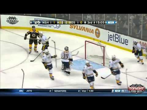 Nashville Predators at Boston Bruins   01 02 2014 0