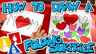 How To Draw A Mothers Day Folding Surprise