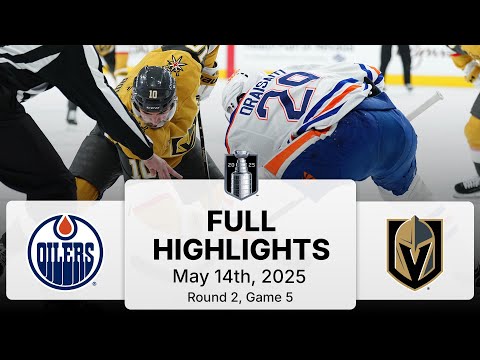 NHL Playoff Highlights | Oilers vs. Golden Knights | Gm 5 | May 14, 2025