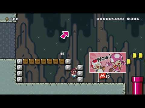 Caverns of Reflection by Sable - Super Mario Maker 2 - No Commentary 1bt