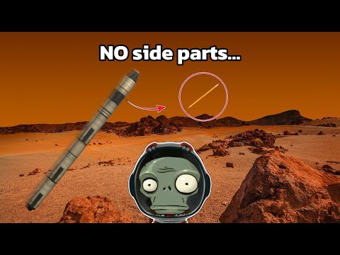 I went to Duna with NO side parts… (KSP)
