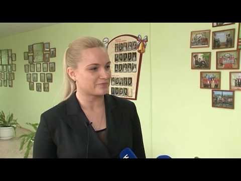 Евгения Ламонова посетила урок физкультуры в одной из курских школ