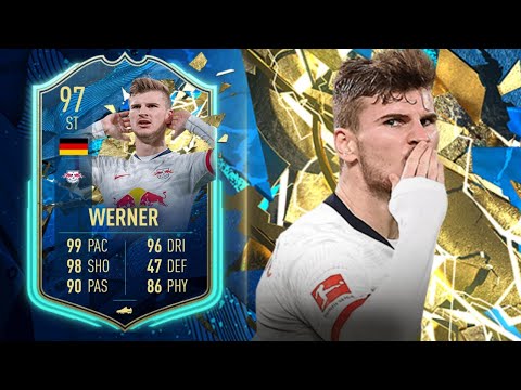 97 RATED TIMO WERNER TOTSSF REVIEW! FIFA 20 ULTIMATE TEAM