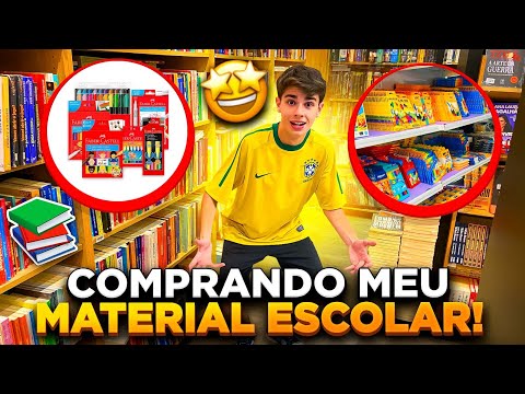 COMPRANDO MEU MATERIAL ESCOLAR 2024