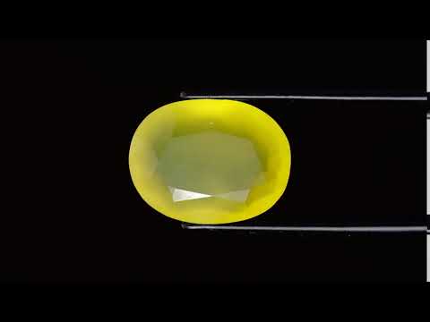 Натуральний жовтий вогненний Опал овал 17.4x13.6мм 9.76ct видео