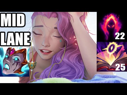 AP Seraphine Mid - Score: 18/0/12 - LEGENDARY - STOP BUILDING MOONSTAFF - League of Legends - S11