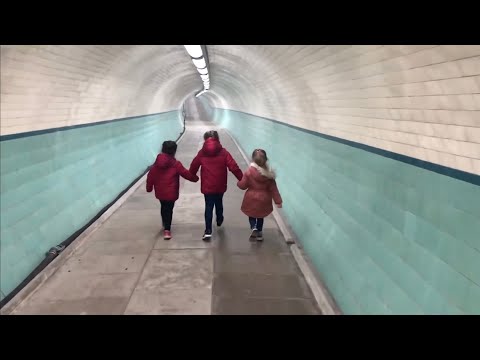 The Girls Go Through the Tyne Tunnel