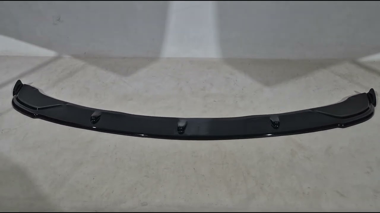 BMW 3-serie E90/E91 2005–2011 Voorbumper lip spoiler DPT V-1 (voor E90 M-Sport 2008-2011, hoogglans zwart) Video 1