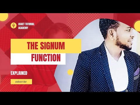 The signum function