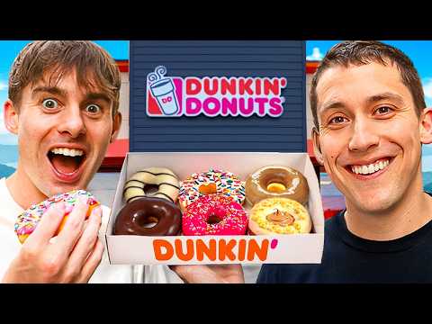 Two Brits try American Donuts for the first time!