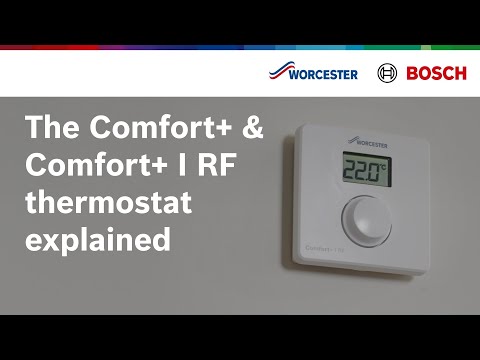 The Comfort+ & Comfort+ I RF thermostat explained | Worcester Bosch