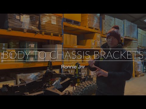 Brackets to mount Body onto Chassis on Land Rover Defender 110 variations Thumbnail